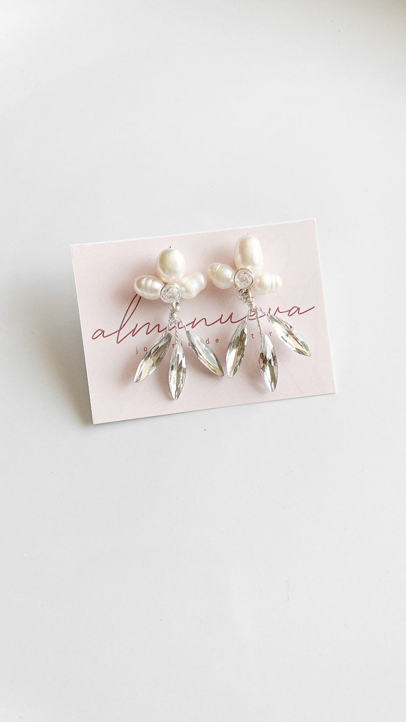 Broqueles trébol doble