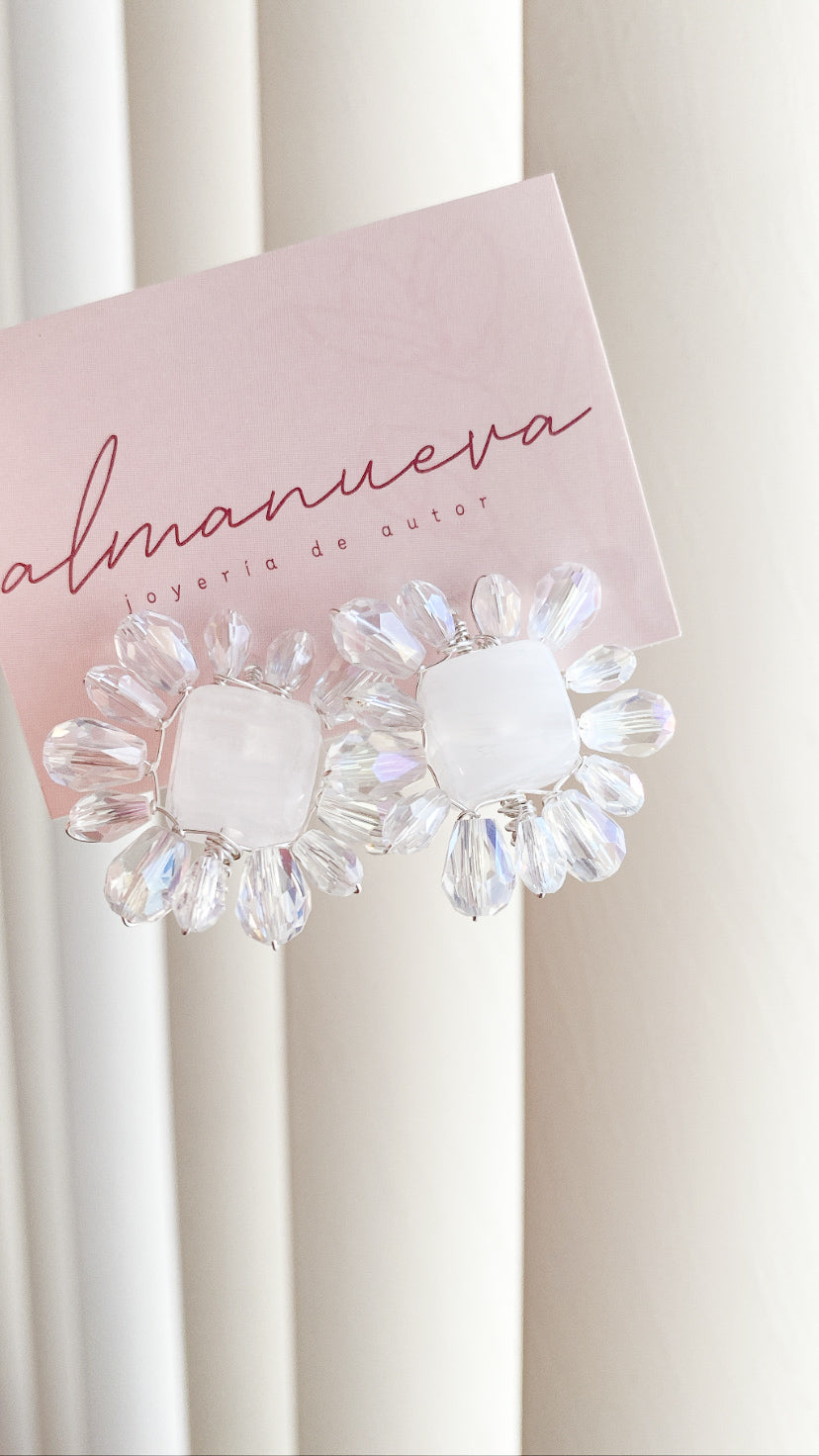 Broqueles cubo ónix