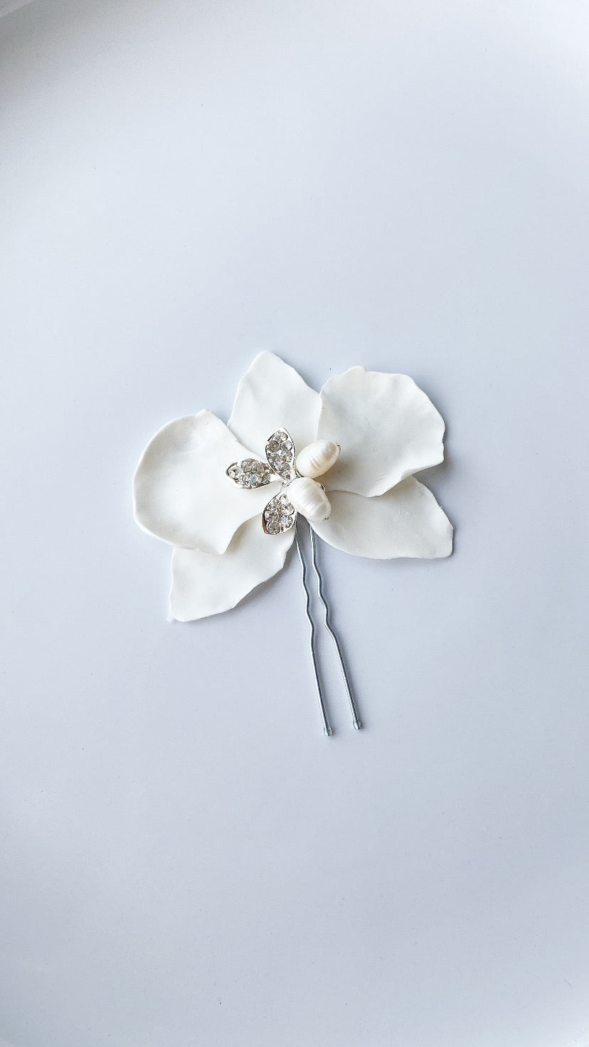 Hair pin orquídea