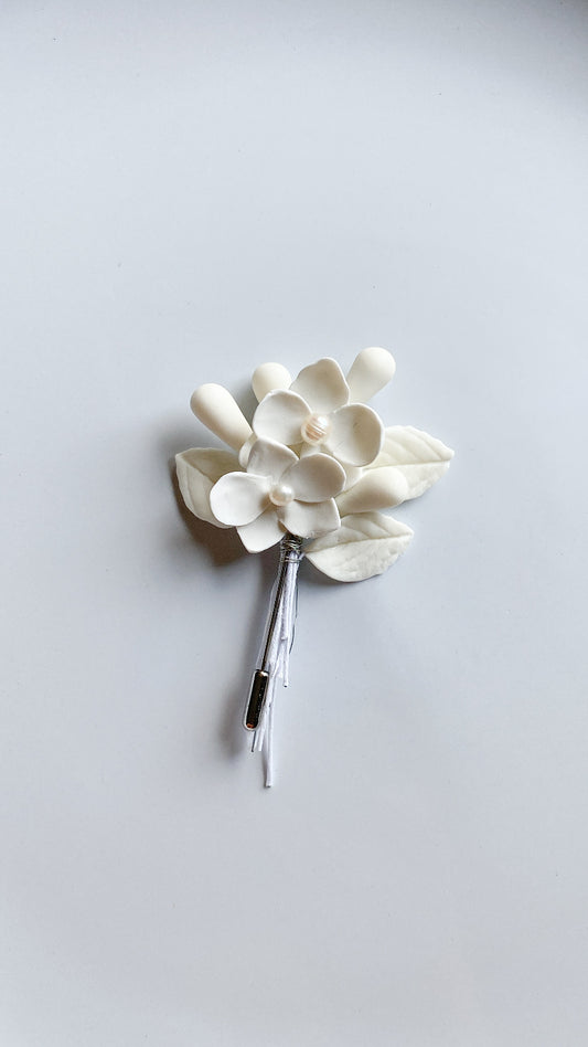 Boutonniere mini orquídeas
