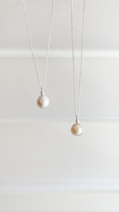 Collar perla natural