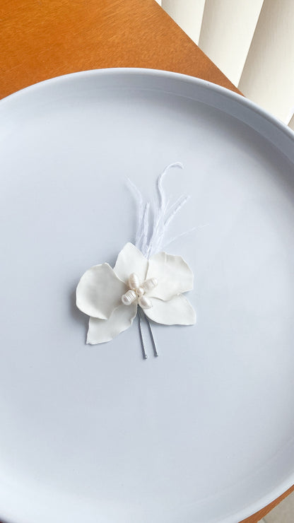 Hair pin orquídea
