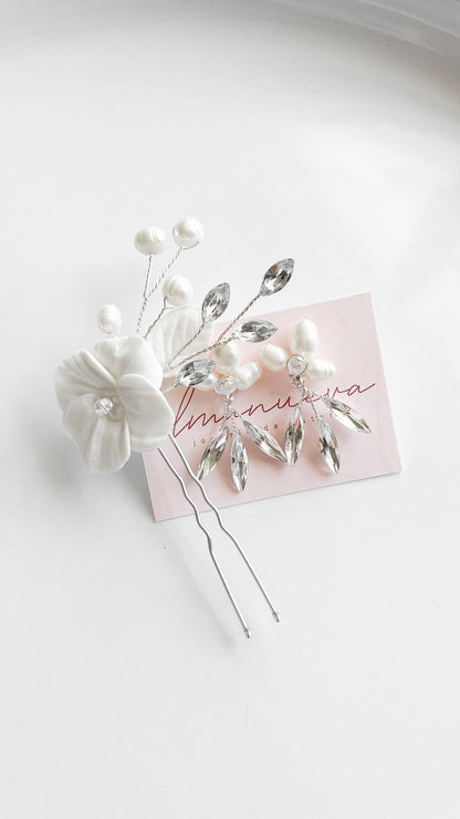 Broqueles trébol doble