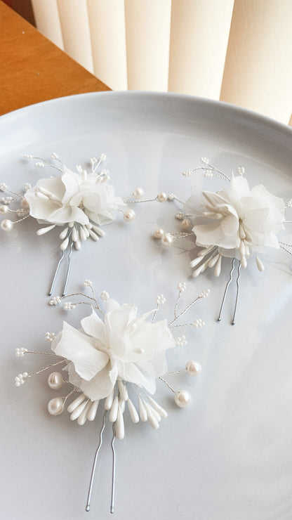 Hair pins florales