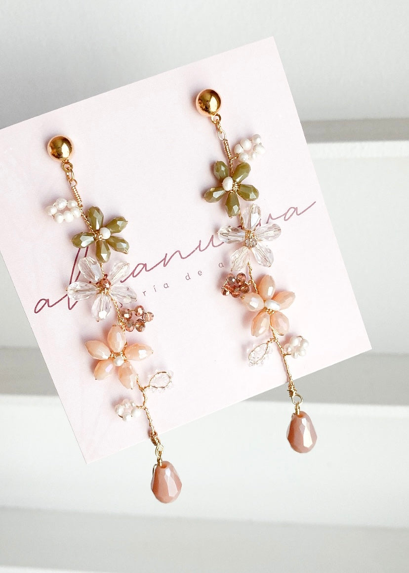 Maxi aretes flores